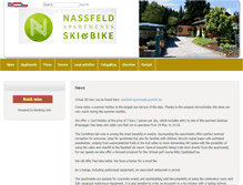 Tablet Screenshot of nassfeld-apartments.eu